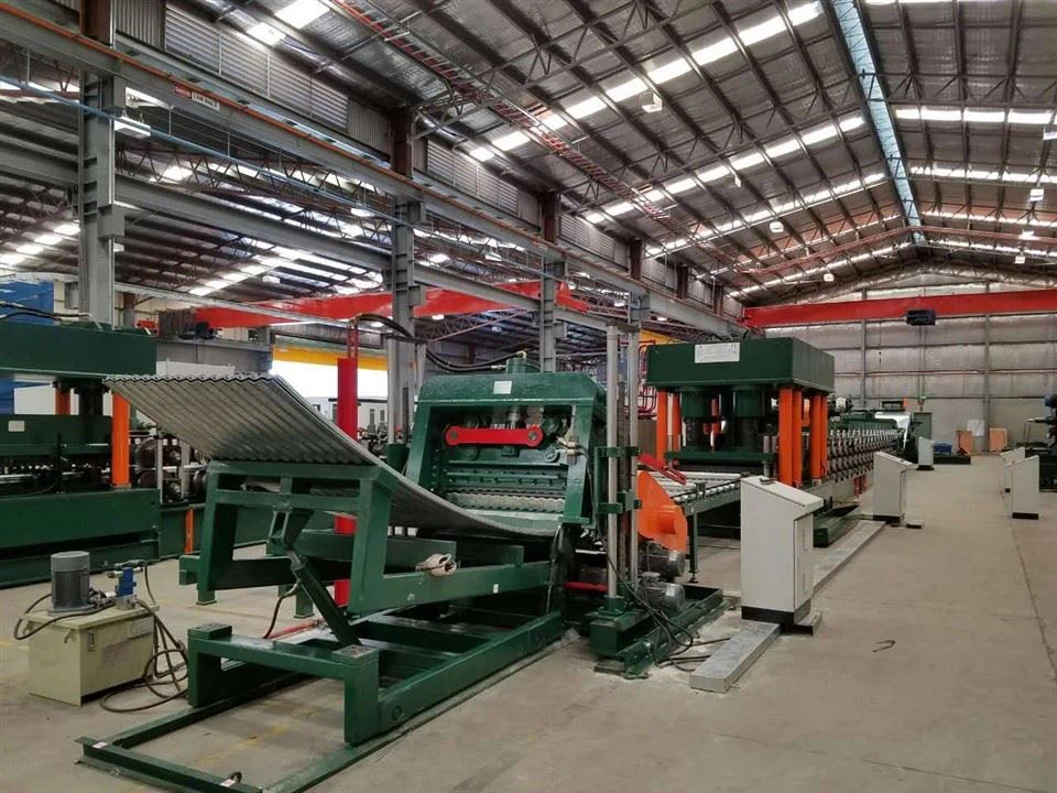 Corrugated Steel Sheet Roll Forming Line