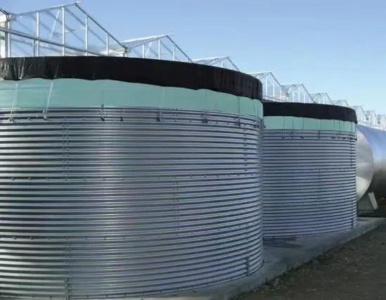 Outdoor Greenhouse Steel Water Tank